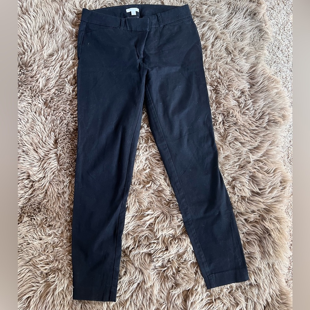 Women’s Black 10 Tall Skinny Ankle Pant
